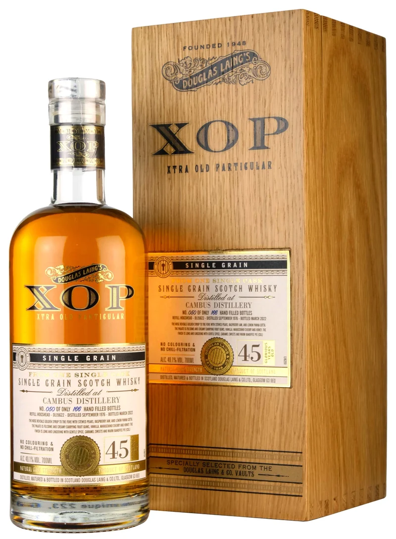 Cambus 1976-2022 | 45 Year Old Douglas Laing XOP Single Cask DL15622