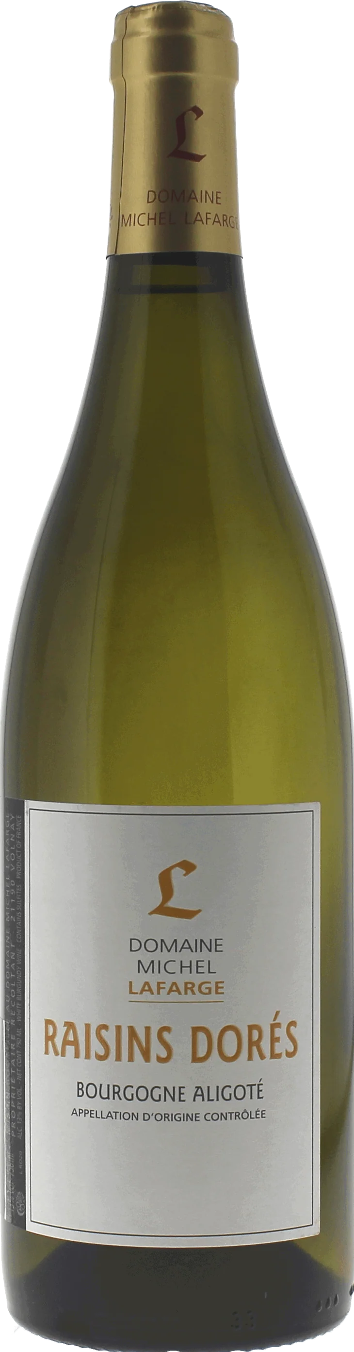 Bourgogne Aligoté Raisins Dorés Domaine Lafarge, 2021