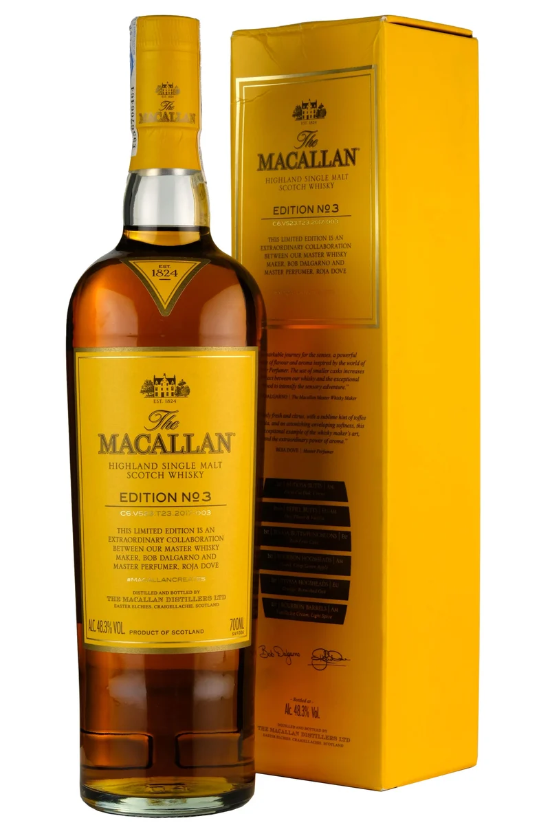 Macallan Edition No.3 Bottled 2017