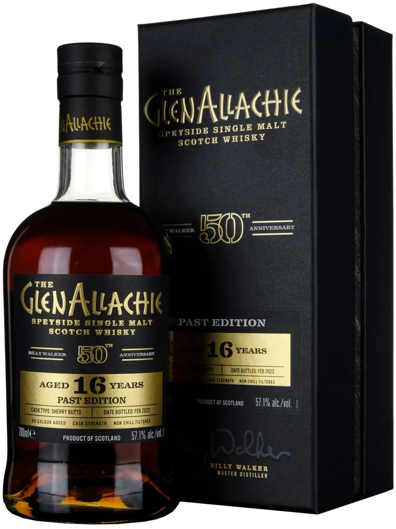 Glenallachie 16 Year Old Billy Walker 50th Anniversary Past Edition Bottled 2022