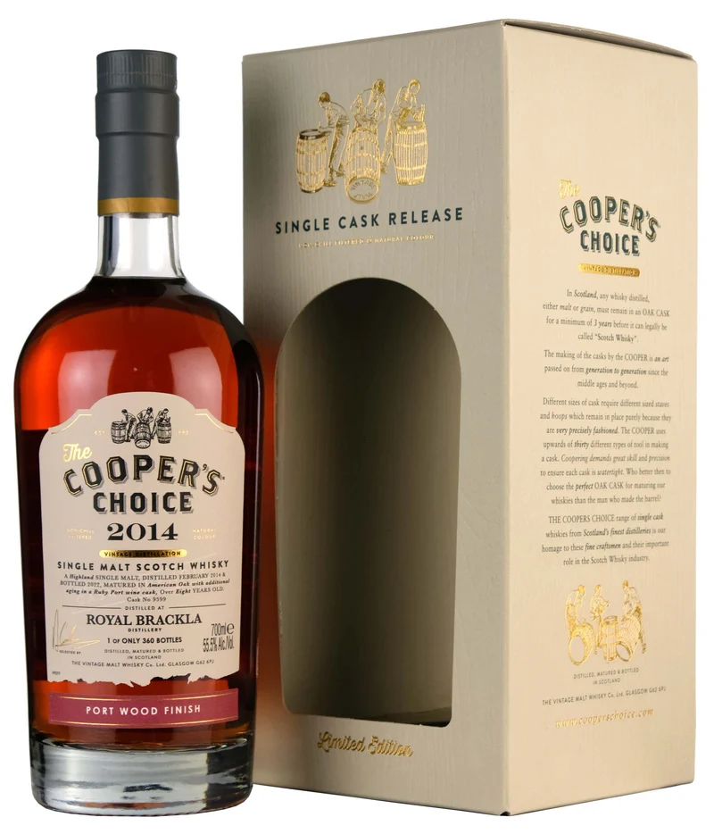 Royal Brackla 2014-2022 | 8 Year Old Cooper's Choice Single Cask 9599