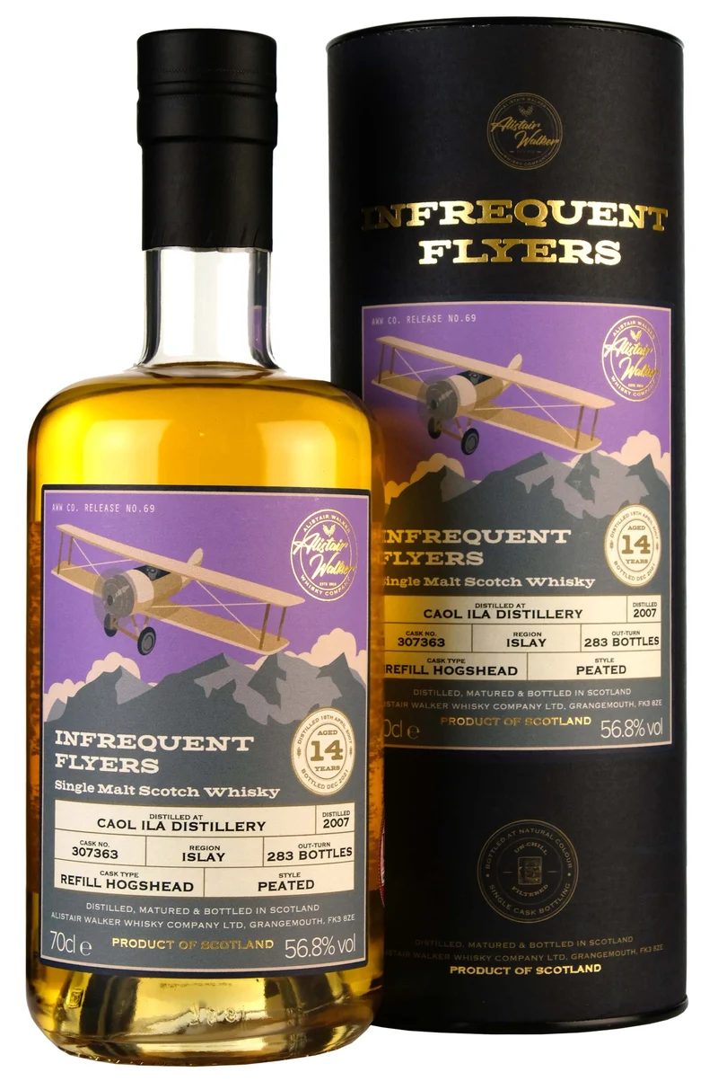 Caol Ila 2007-2022 | 14 Year Old Infrequent Flyers Single Cask 307363