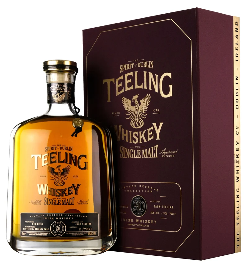 Teeling 30 Year Old Vintage Reserve Bottled 2021