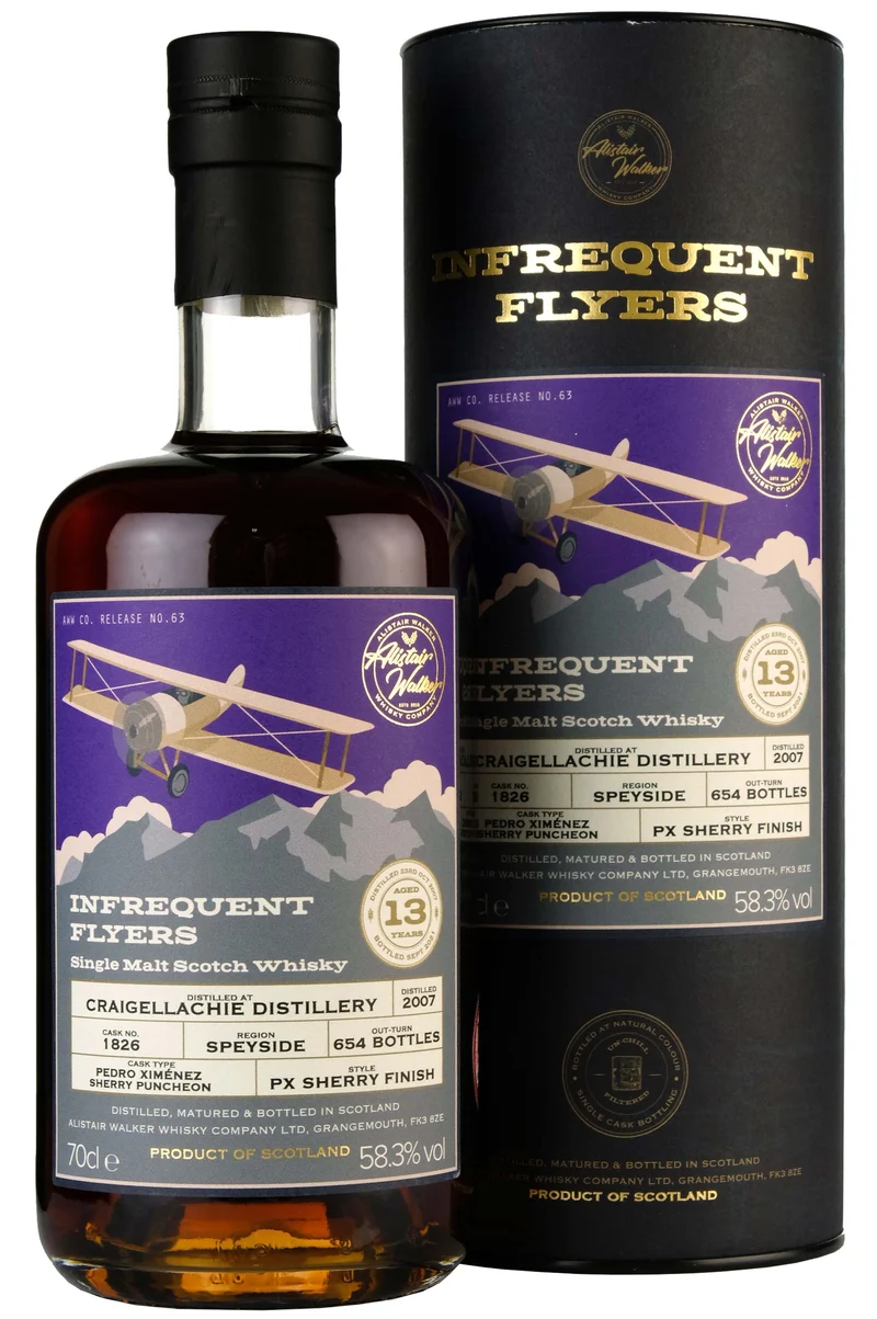 Craigellachie 2007-2021 | 13 Year Old Infrequent Flyers Single Cask 1826