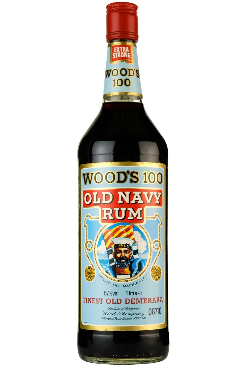 Wood's 100 Old Navy Rum | 1980s Bottling