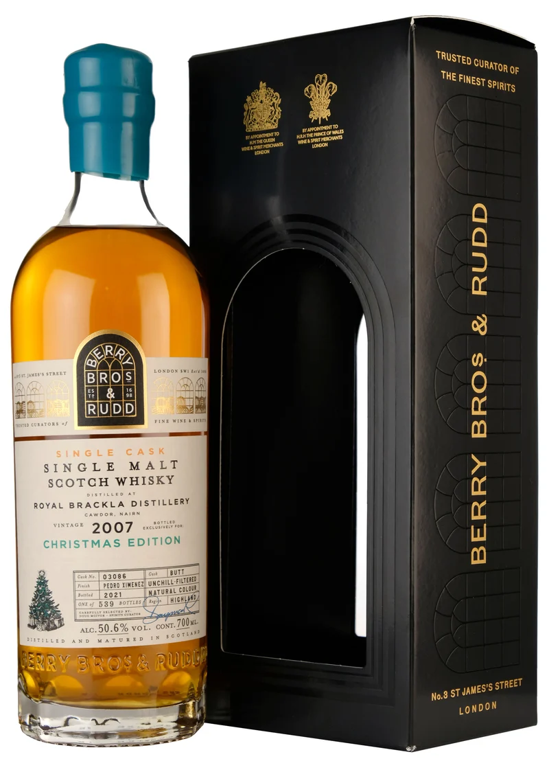Royal Brackla 2007-2021 | 14 Year Old | Berry Bros & Rudd Single Cask 03086 Christmas Edition
