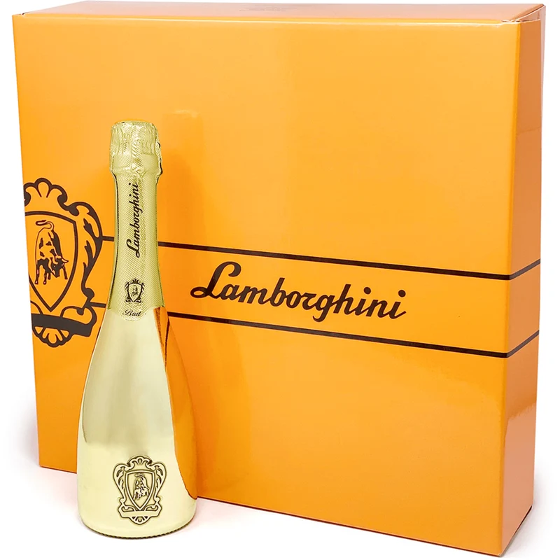 Lamborghini: Oro Vino Spumante With Crystal Glasses