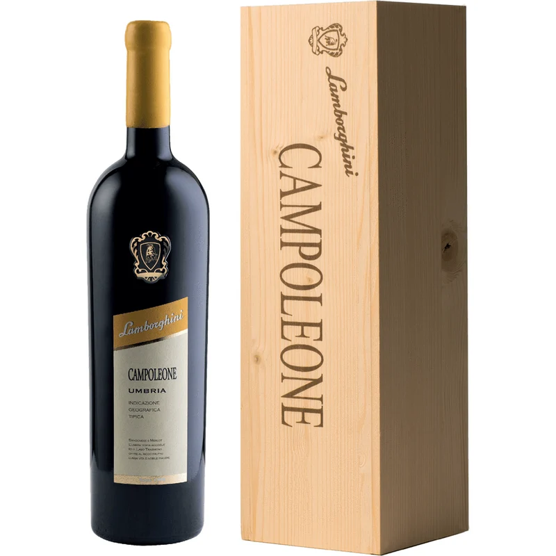 Lamborghini: Campoleone Umbria Rosso With Wooden Gift Box 1.5L