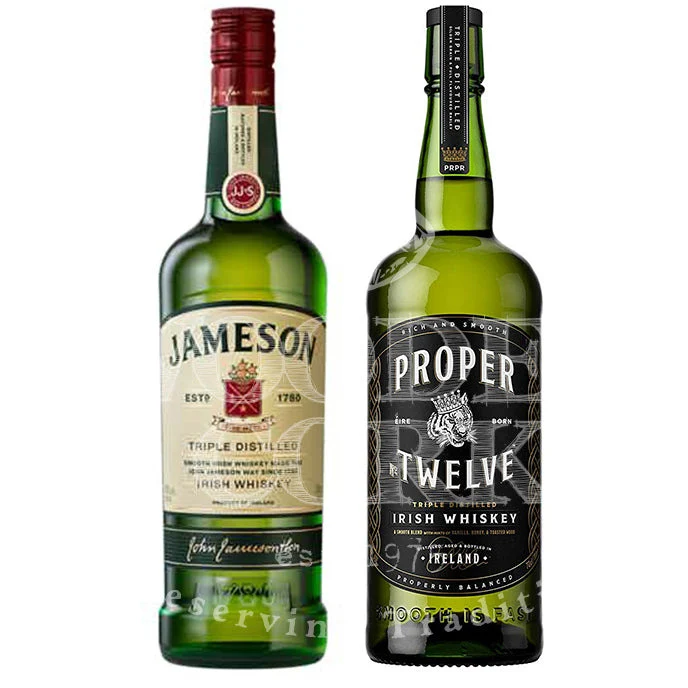 Jameson Irish Whiskey & Proper Twelve Whiskey Bundle