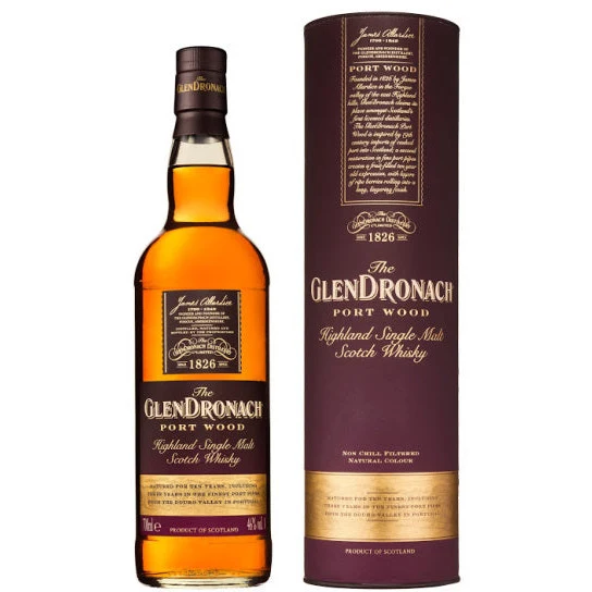 The GlenDronach 10 Year Old Portwood Finish Highland Single Malt Scotch Whisky