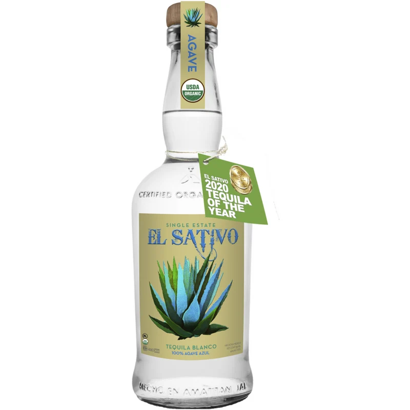 El Sativo Single Estate Blanco Tequila