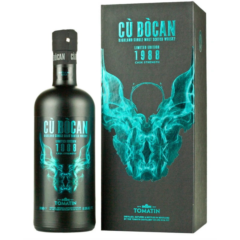 Tomatin Cù Bòcan 1988 Vintage Limited Edition Scotch Whisky