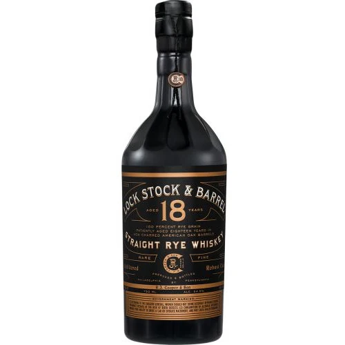 Lock Stock & Barrel Straight Rye Whiskey 18 Year