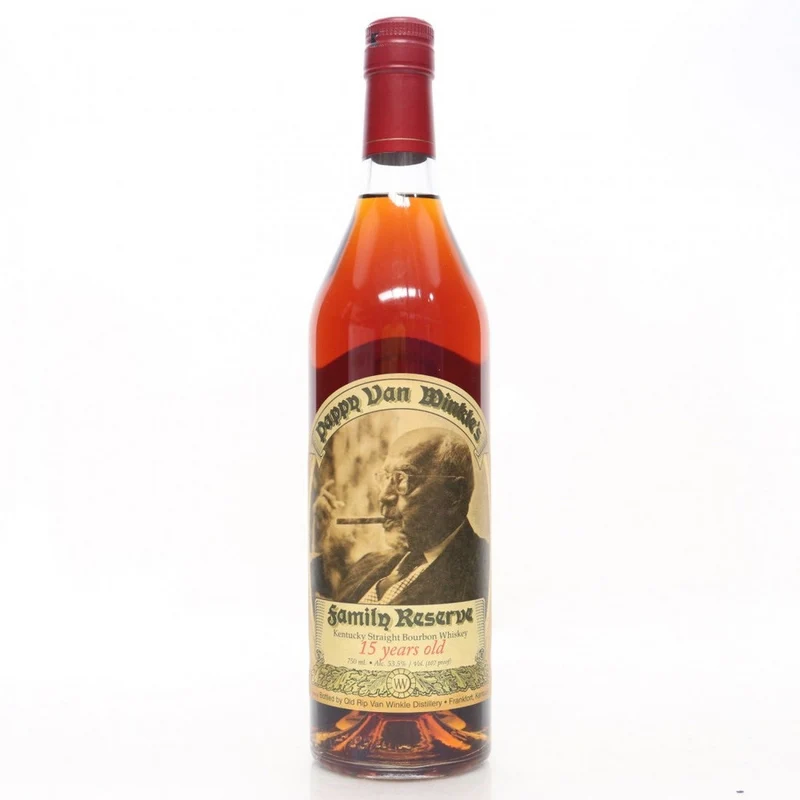 Pappy Van Winkle 15 Year Bourbon "Santa" Red Foil