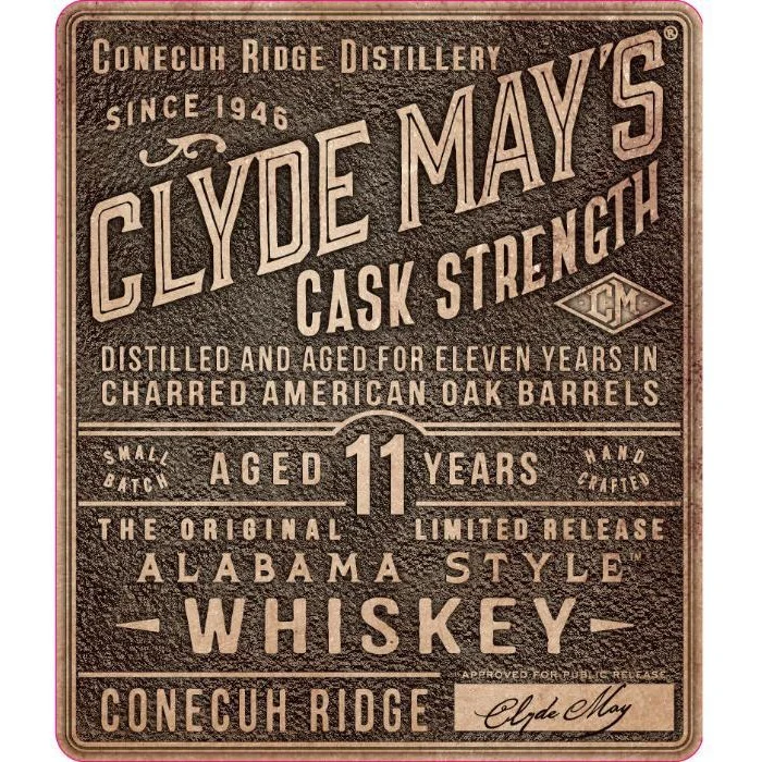 Clyde May's Cask Strength 11 Year Old
