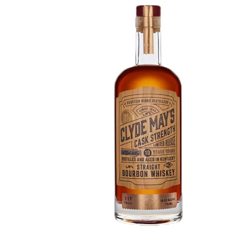 Clyde May’s Cask Strength 10 Year Old Bourbon