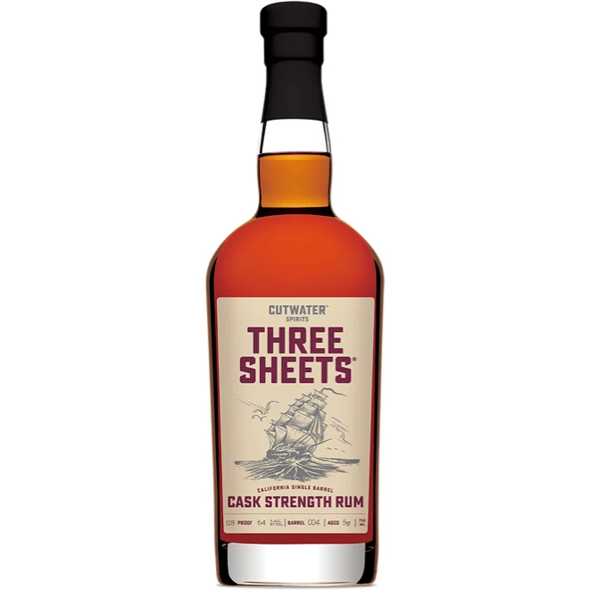 Cutwater Spirits Three Sheets Cask Strength Rum