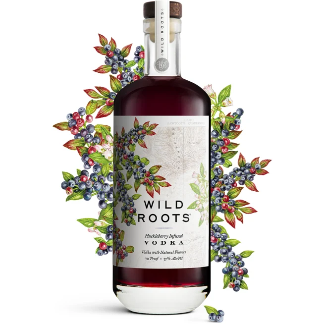 Wild Roots Huckleberry Infused Vodka