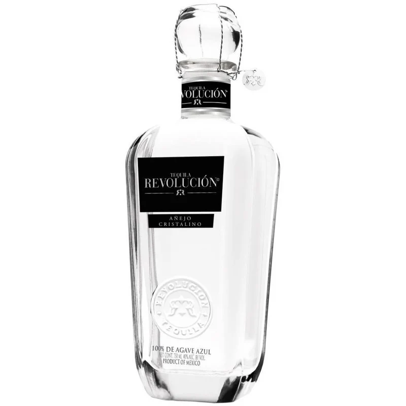 Tequila Revolución Añejo Cristalino