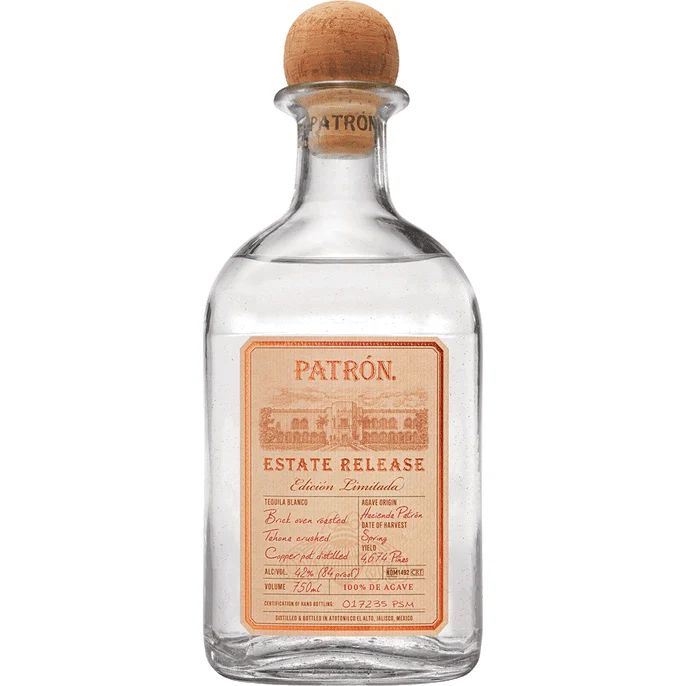 Patron Estate Release Silver Tequila