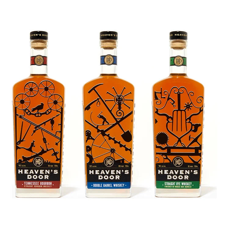 Bob Dylan's Heaven's Door Whiskey Set 3 Pack