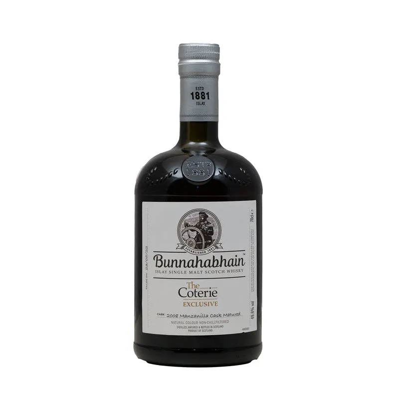 Bunnahabhain Coterie 2008 Manzanilla Cask 49.6%