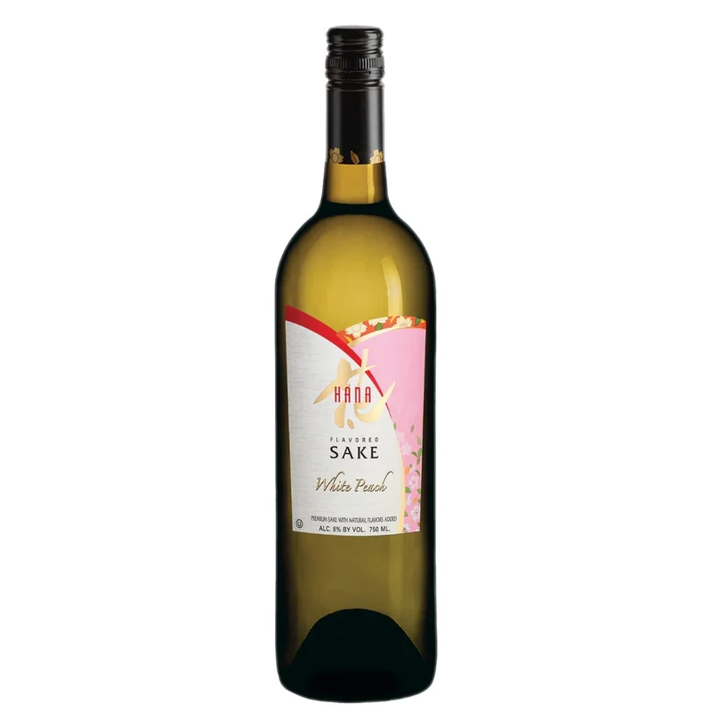 Hana White Peach Flavored Sake