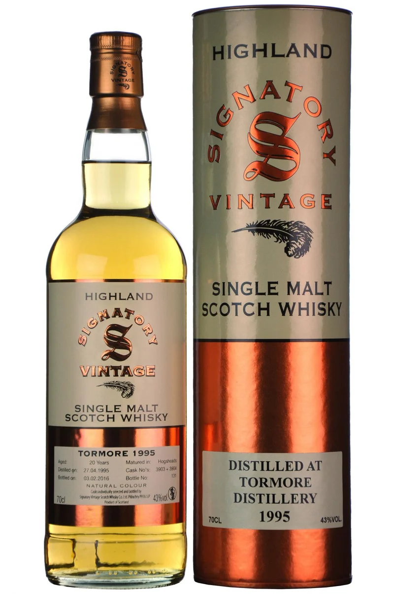 Tormore 1995-2016 | 20 Year Old | Signatory Vintage
