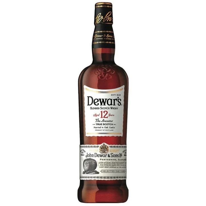 Dewar's 12 Year Scotch Whiskey