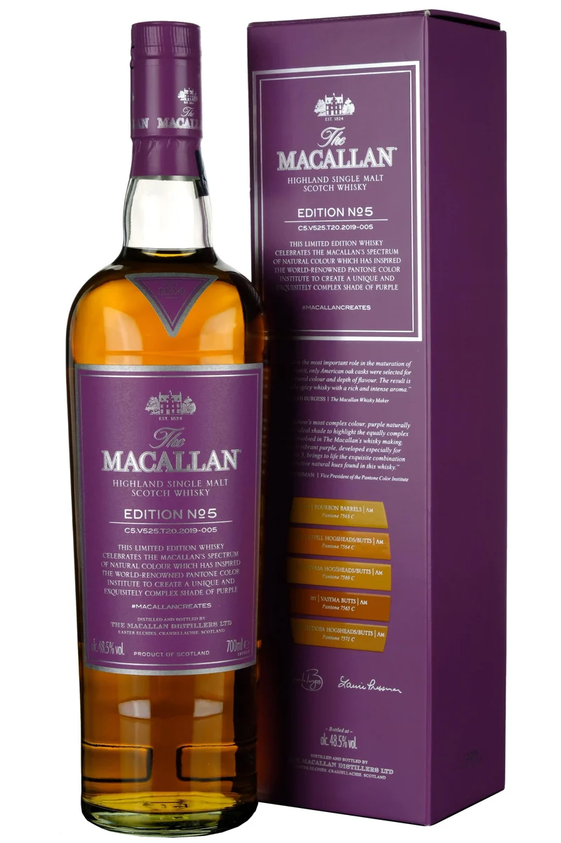 Macallan Edition No.5 Bottled 2019