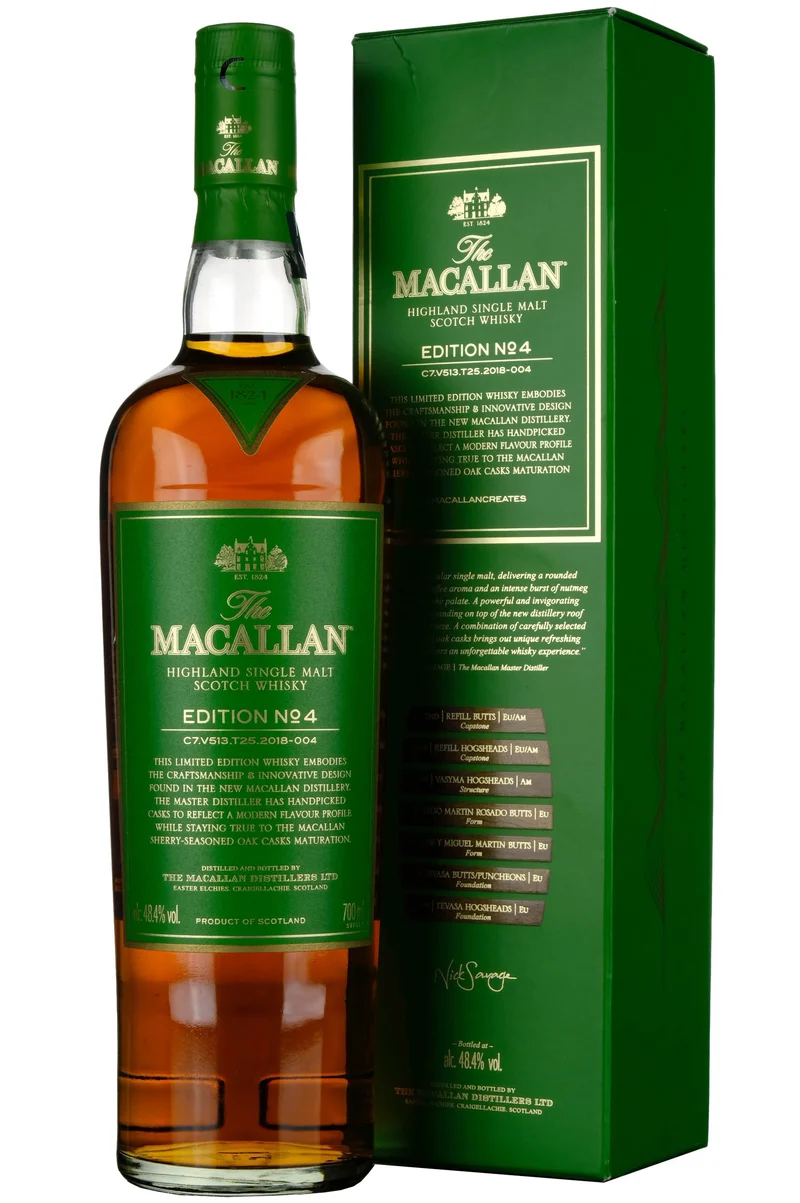 Macallan Edition No.4 Bottled 2018
