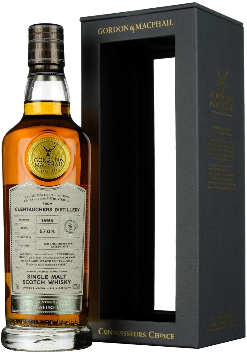 Glentauchers 1995-2021 | 25 Year Old Gordon & MacPhail Connoisseurs Choice Single Cask 5074