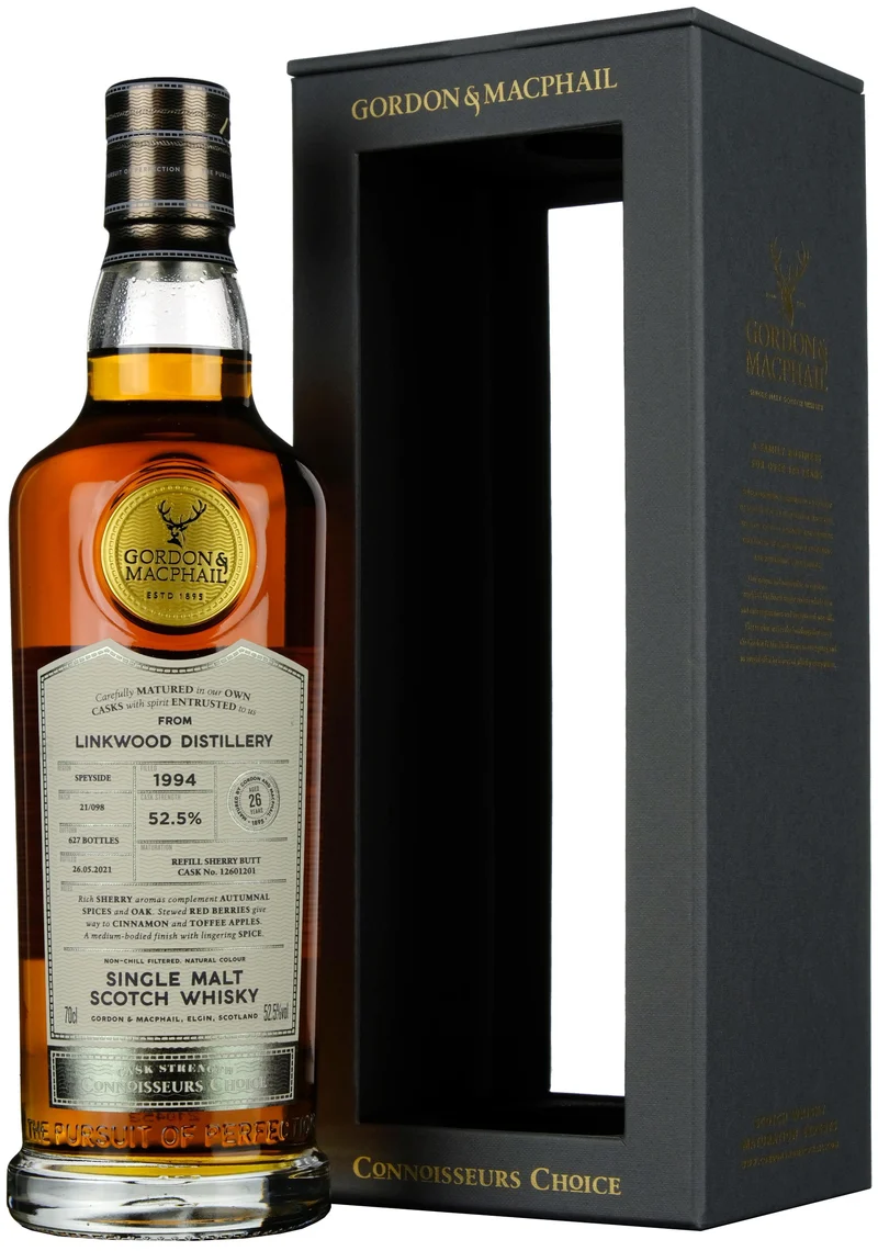 Linkwood 1994-2021 | 26 Year Old Gordon & MacPhail Connoisseurs Choice Single Cask 12601201