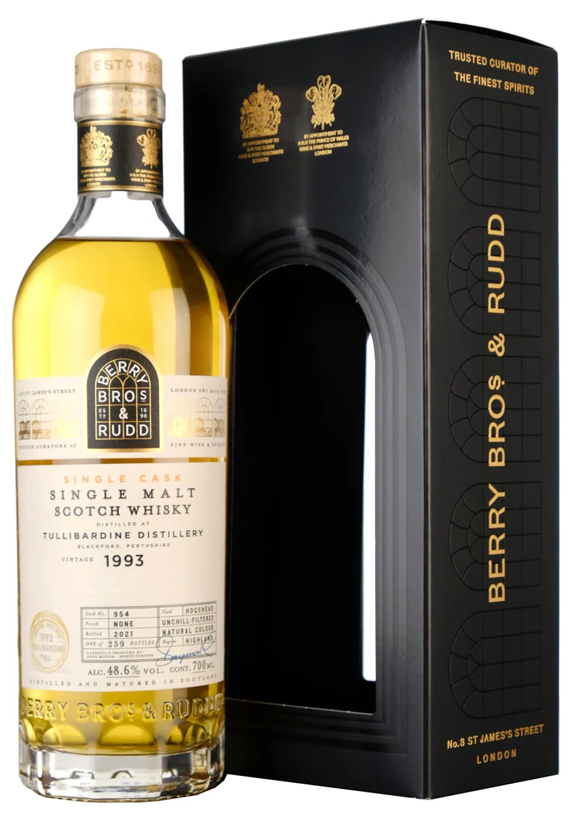 Tullibardine 1993-2021 | 28 Year Old Berry Bros & Rudd Single Cask 954