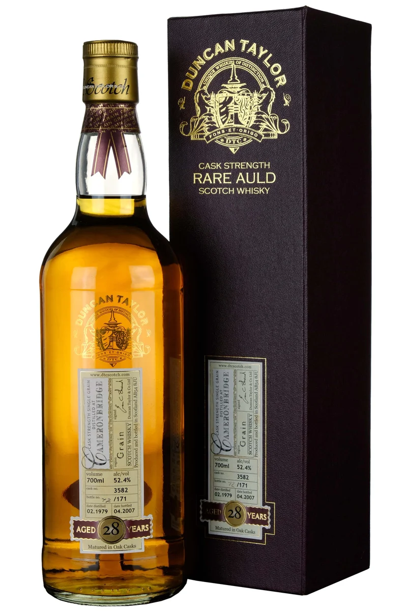 Cameronbridge 1979-2007 | 28 Year Old Duncan Taylor Rare Auld Single Cask 3582
