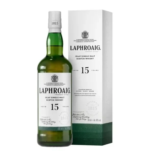 Laphroaig 15 Year Old Single Malt Whisky 46%