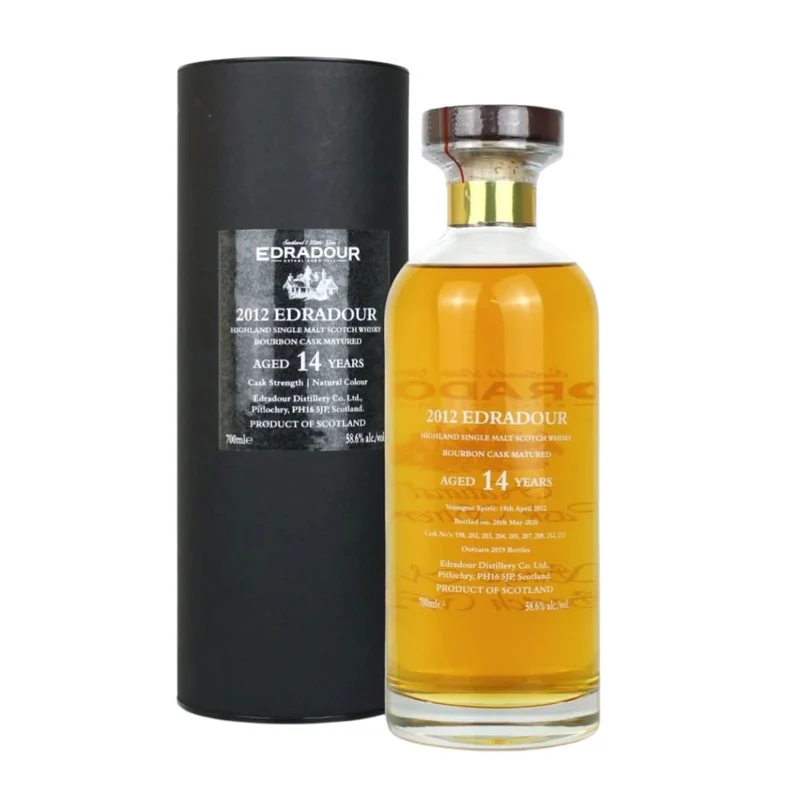 Edradour 2012 Ibisco Bourbon 14 Year Old Cask Strength 58.6%