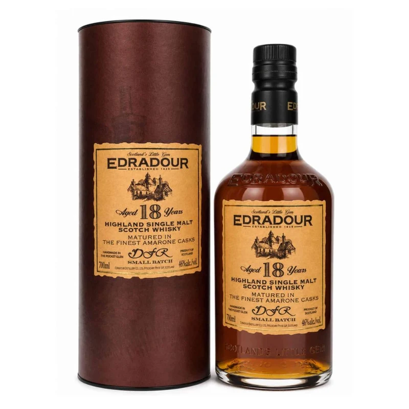Edradour 18 Year Old Amarone Single Malt Whisky 46%