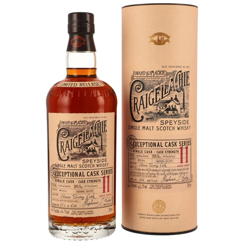 Craigellachie 11 Year Old Exceptional Cask #5192 62.1%
