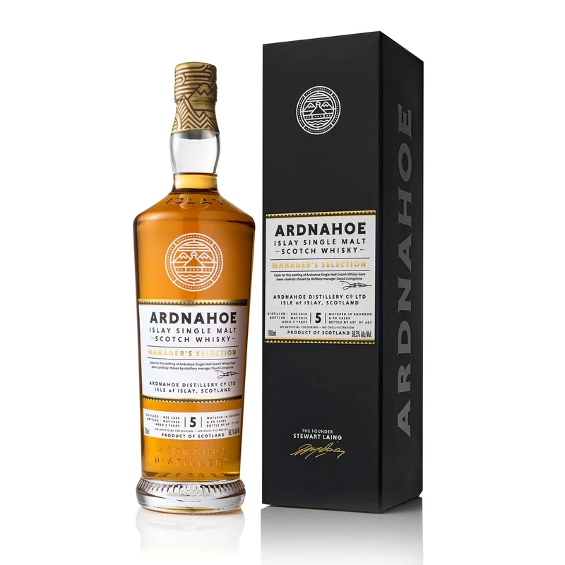Ardnahoe Manager's Selection Second Release Single Malt Whisky 59.3%
