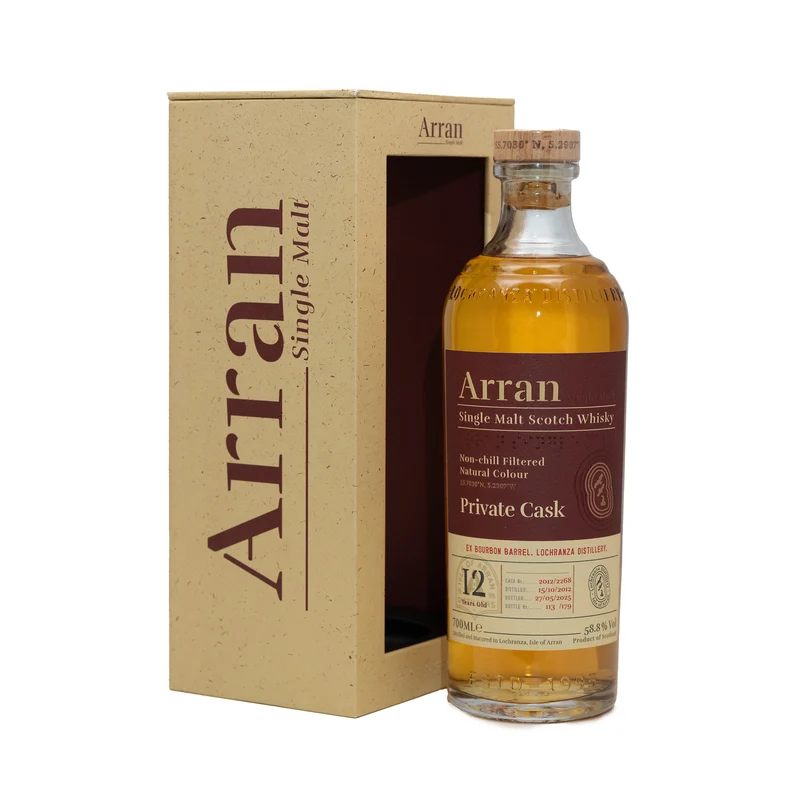 Arran 12 Year Old Ex Bourbon Single Cask 2012/2268 58.8%