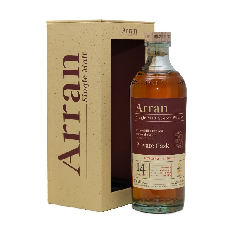 Arran 14 Year Old Ex Sherry Butt Single Cask 2012/0300 52.7%