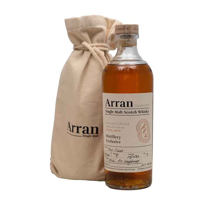Arran 9 Year Old Hand Filled Single PX Cask #17/1182 61.1%
