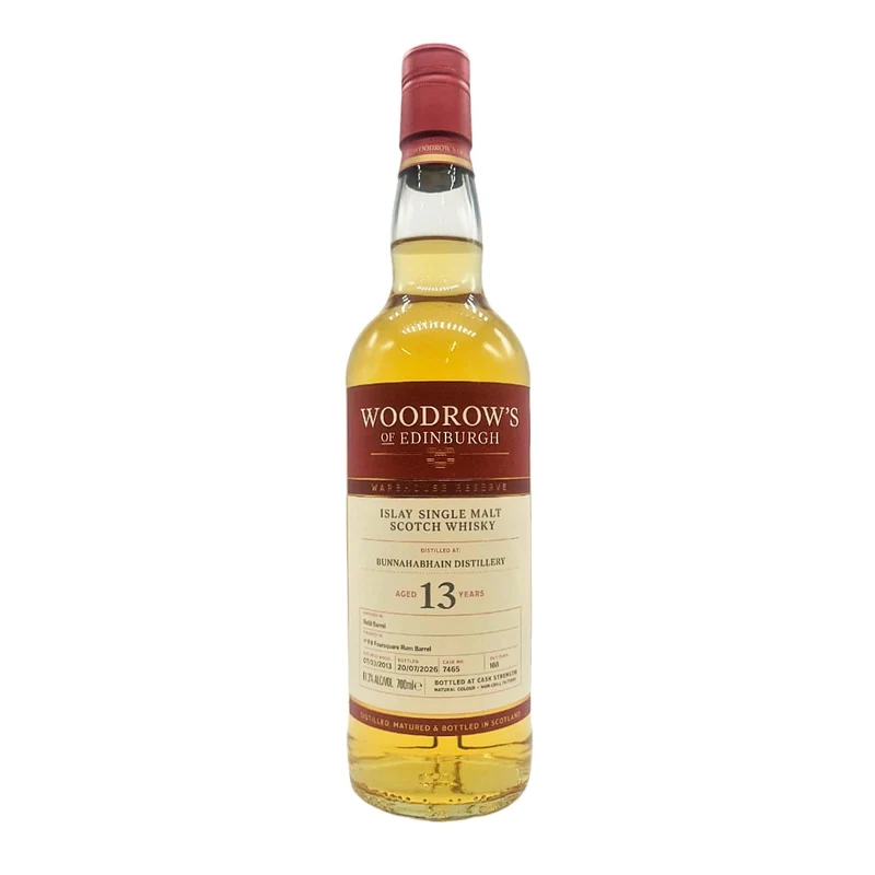 Bunnahabhain 13 Year Old 1st Fill Foursquare Rum Barrel #7465 Woodrow's 61.3%
