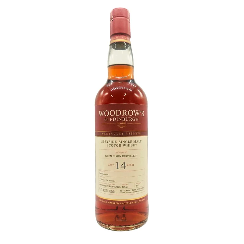 Glen Elgin 14 Year Old 1st Fill Ruby Port Barrique #19607 Woodrow's 59.2%