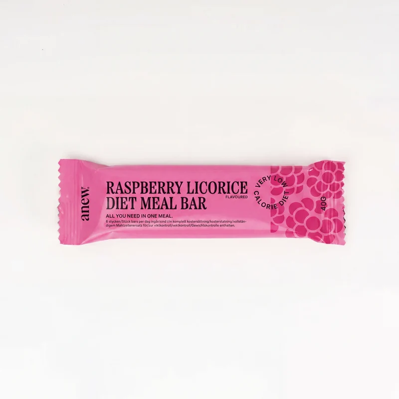 Anew VLCD Diet Meal Bar - Raspberry Licorice