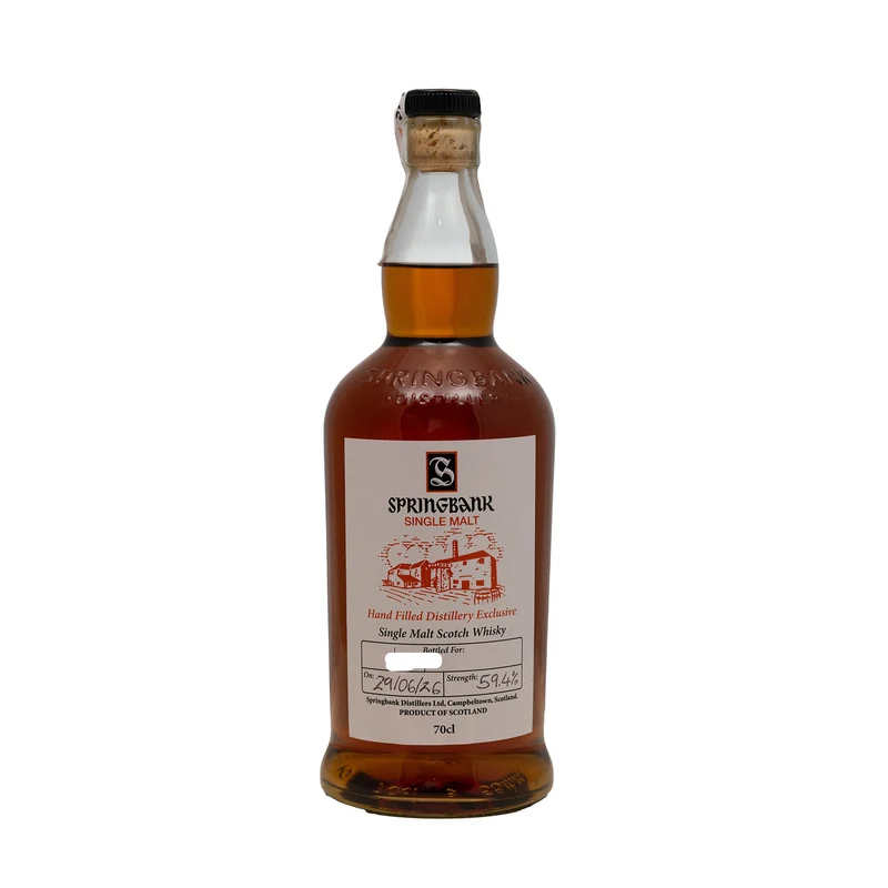 Springbank 2026 Hand Filled Distillery Exclusive Single Malt Whisky 59.4%