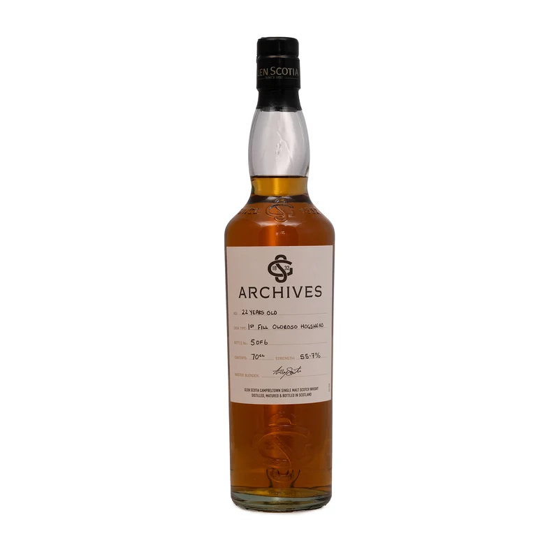Glen Scotia 22 Year Old 1st Fill Oloroso Hogshead Archive Release 55.7%