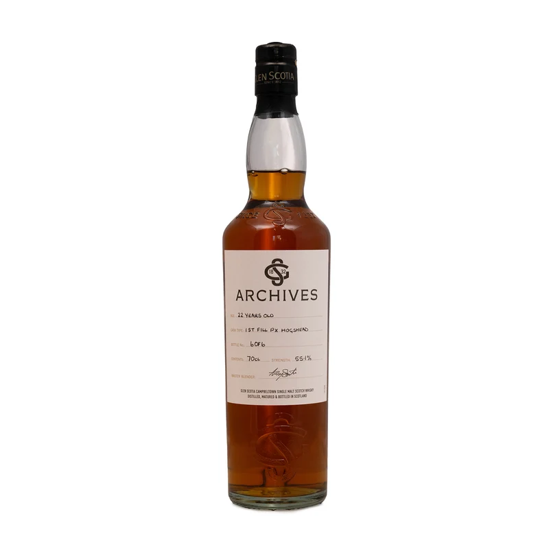 Glen Scotia 22 Year Old 1st Fill PX Hogshead Archive Release 55.1%