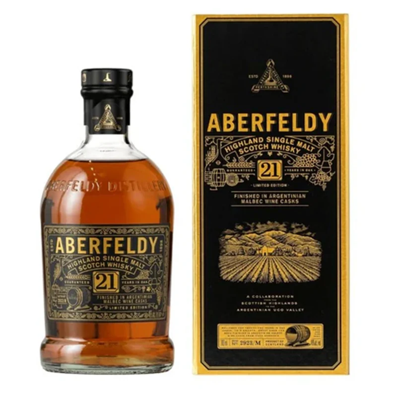 Aberfeldy 21 Year Old Single Malt Whisky Argentinian Wine Cask 46%